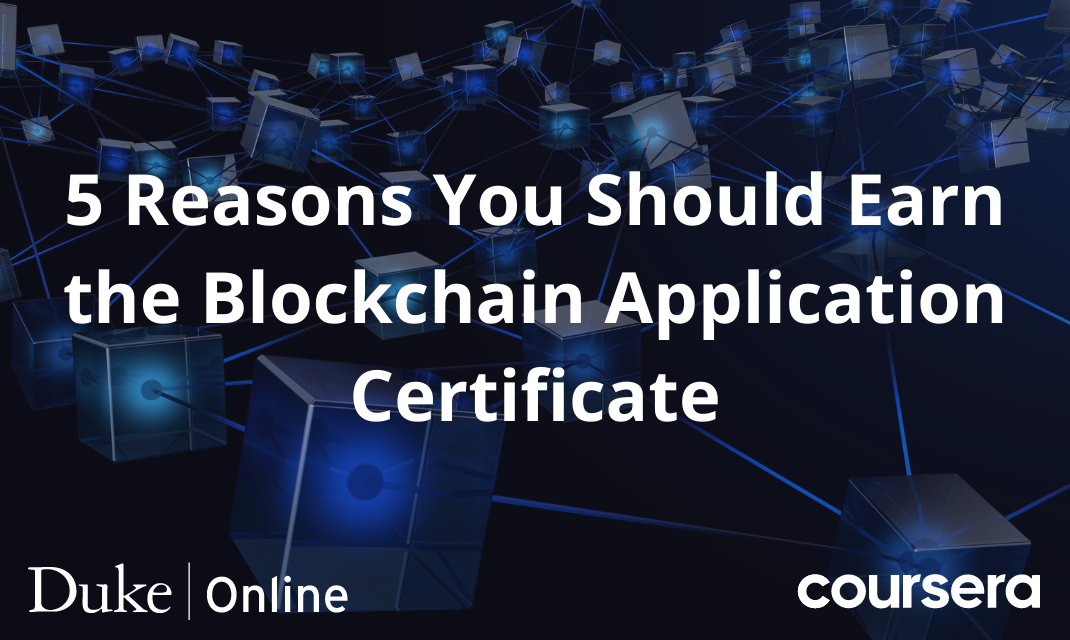 5 Reasons You Should Earn the Blockchain Application Certificate